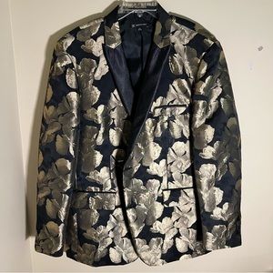 INC International Concepts Men’s Floral Two Button Blazer Jacket